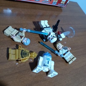 LEGO Star Wars 8092 Luke's Landspeeder 2010 Near Complete Set Stormtrooper Box