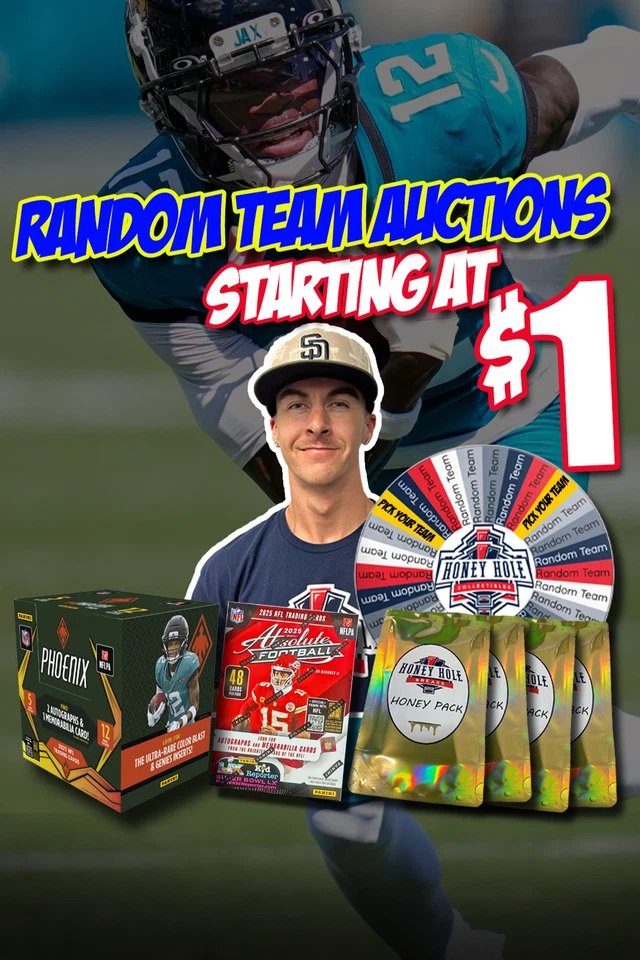 2025 Phoenix Football & Honey Packs starting at $1 with Cam!