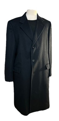 Pure Cashmere Barneys New York Vintage Mens Coat Sz 52 Fits 48 Italia