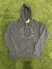Aeropostale NWT Women  s Full Zip Hoodie Dark Charcoal Gray NY Est 1987 Size L
