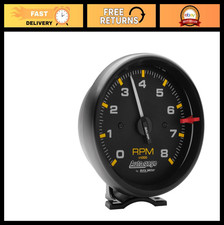 High-performance 3.750 Autogage Tachometer - Black Dial Bezel Accurate Rpm G