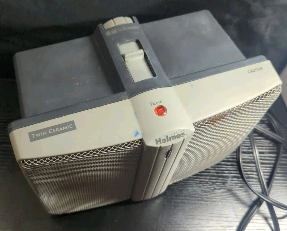 Holmes Twin Ceramic Electric Portable Space Heater HCH4166 Tested & Works Hot - Image 2 of 4