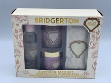 Bridgerton Bath Set 4 Piece Set Queens Edition Bath Oil Flakes Shower Steamers
