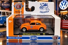 M2 Machines Empi Equipped 164 1956 Volkswagen Vw Beetle Deluxe Orange Diecast