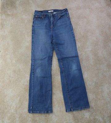 Levi's 512 Perfectly Slimming Bootcut Jeans Women's 10 Blue Stretch Denim