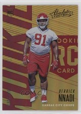 2018 Panini Absolute Rookie Spectrum Red 80/100 Derrick Nnadi #109 0q3