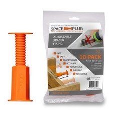 Space-Plug XL Adjustable Fixings 45-80mm Gaps - Kitchen, Furniture & Cabinet Use
