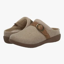 Spenco - REVITALIGN - Tan - Ashley Wool Clogs Size 8-  Waco Shoe Company - NIB 