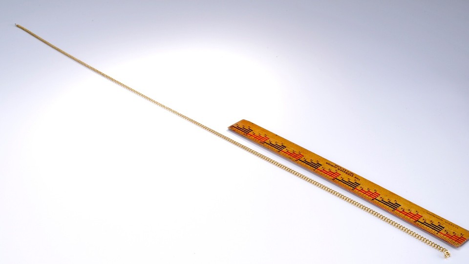 28” Vintage 12K Gold Filled 25 Grams Marked Elegant Rope Chain