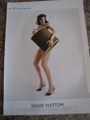 LOUIS VUITTON THE VL MONOGRAM CASE MAYFAIR LONDON 1996 WERBUNG A4 AKTE 37