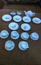 VGT. 22 SET Children's Tea Set , Sugar & creamer w/ tea cup, dinner plates