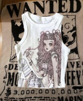 Graphic Anime Girl TankTop! I Have Small, Medium, And Large, Just Let Me Know!