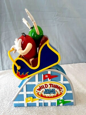 Vintage M&M ~ Roller Coaster Candy Dispenser ~ WILD THING