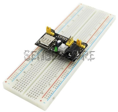 Solderless Power Supply Module 3.3/5V+ Mb102 Breadboard Bread Board Pcb 830Poi-
