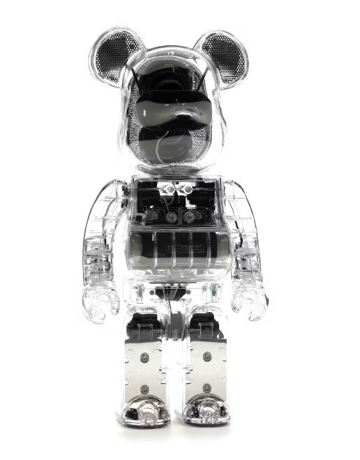 Medicom Bearbrick Audio 400% Rinaro Portable Speaker Clear Medicom Bearbrick Audio 400% Rinaro Portable Speaker Clear