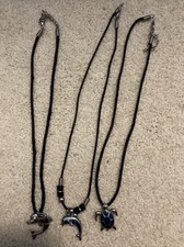 Mood Necklace Set- Kids, 2 Dolphin, Turtle