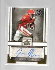 JOSEPH NGATA 2022 LEAF ULTIMATE DRAFT AUTO ROOKIE CARD #BA-JN1  /99