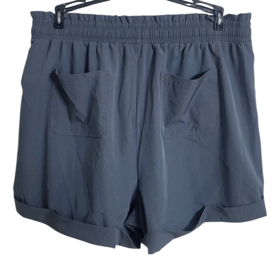 Shorts femininos Danskin bolsa de papel, clima tempestuoso, tamanho XXL - Imagem 3 de 4