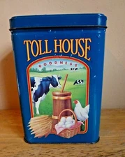 Nestle Toll House Cookies Retro Vintage Limited Edition Metal Tin 6" Home Decor