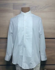 Mandarin Collar Tuxedo Shirt  (J Crew Knock Off) -Cruise Waitstaff