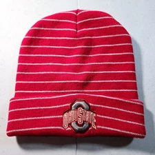 Drew Pearson Marketing "Ohio State Buckeyes" Striped Toboggan Beanie