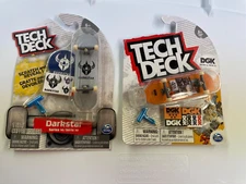 2 Tech Deck Skateboards - DARKSTAR Series 10 Scratch & Reveal and Series 14 DGK