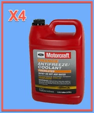 4Gallons Engine Coolant Antifreeze for FORD MOTORCRAFT Orange/Yellow Pre diluted