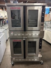 NEW DOUBLE STACK Gas Convection Ovens Blodgett Zephaire 200 G Bakery Deep Depth