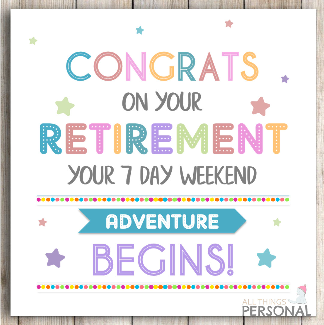 Retirement Card Sorry Your Leaving Good Luck You'll Be Missed Retiring Congrats