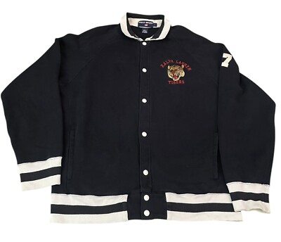 Vintage Ralph Lauren Polo Sport Varsity Jacket RL Tigers 67 Size