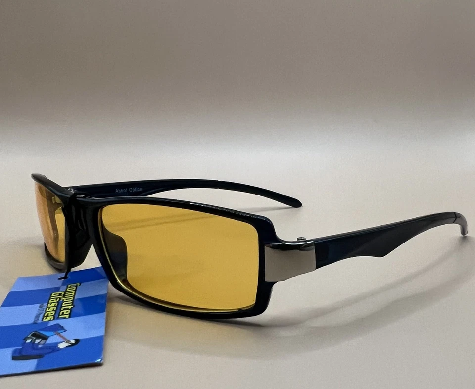 NUEVOS CRISTALES DE COMPUTADORA Y JUEGOS CON BLOQUEO DE LUZ ÁMBAR/AZUL Foto 4 de 4