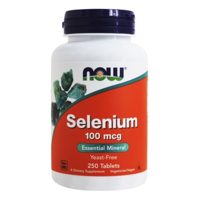 NOW Foods Selenium Yeast Free Vegetarian 100 mcg., 250 Tablets