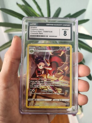 2022 Pokemon Brilliant Stars ARIADOS TG09/TG30 Character Rare CGC
