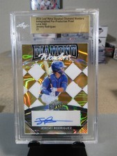 2024 Leaf Metal Diamond Wonders Proof Lava Gold Jeremy Rodriguez Auto 1/1 (G21)