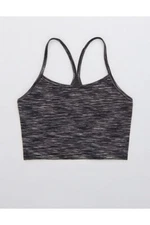 Aerie BLACK The Hugger Ombre Racerback Sports Bra, US Medium