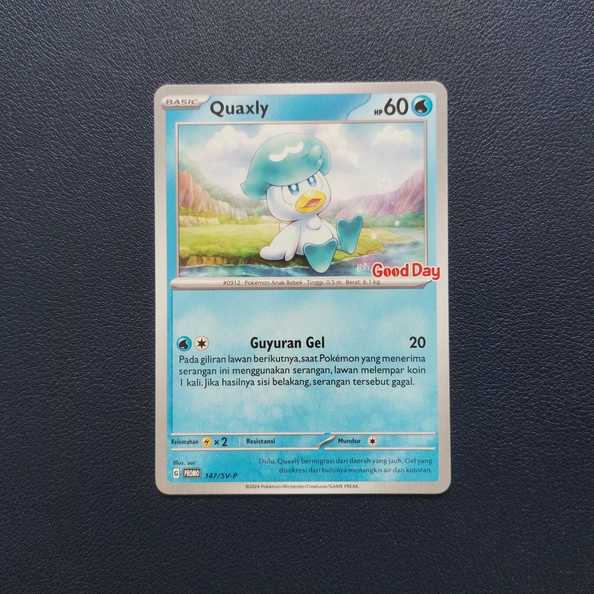 GOOD DAY Promo Quaxly 147/SV-P Pokemon Indonesia | eBay GOOD DAY Promo Quaxly 147/SV-P Pokemon Indonesia | eBay
