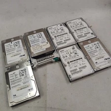 Assorted Lot of 7 - SEAGATE HGST 2.5" SAS 1x 900GB 2x 600GB 3x 146GB 1x 135GB