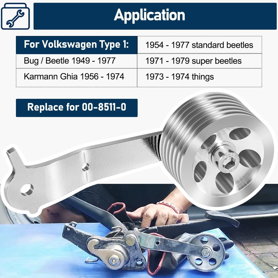 Pedal de gas Billet de aluminio para Volkswagen tipo 1 Bug / Beetle 1949-1977 Foto 4 de 4