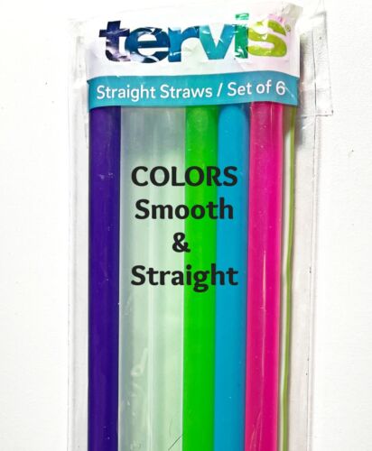 TERVIS Straws, SMOOTH & STRAIGHT, 3/8" Wide, 10" Long, Reusable - Picture 7 of 7