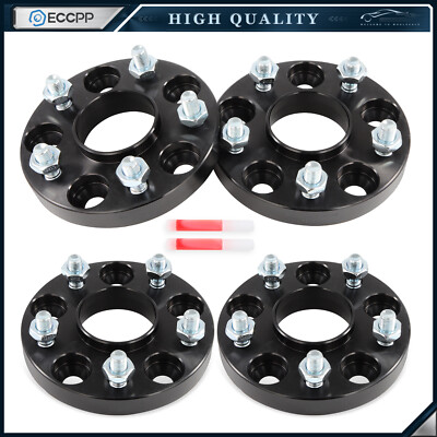 4 Pcs 20mm 5x4.5 Hub Centric Wheel Spacers 12x1.5 For Honda Accord Civic CR-V