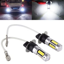 2PCS H3 LED Fog Driving Light Bulbs Conversion Kit Super Bright DRL 6000K White