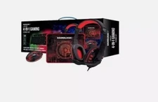 New XT Light-UP Four-in-One Gaming Combo Kit with Gaming Keyboard, Gaming Mouse