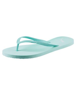 puma white flip flops