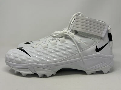 Nike Force Savage Pro 2 Shark Men's White Football Cleats Lineman BV5448-101