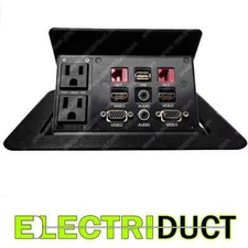 Altinex TNP528 In Desk Power Data Center - HDMI, USB-A, RJ45, Audio, AC Power