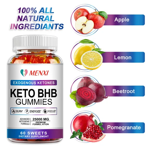 Keto BHB Gummies Ketone Advanced ACV Weight Loss Fat Burner Dietary Supplement - Picture 1 of 8