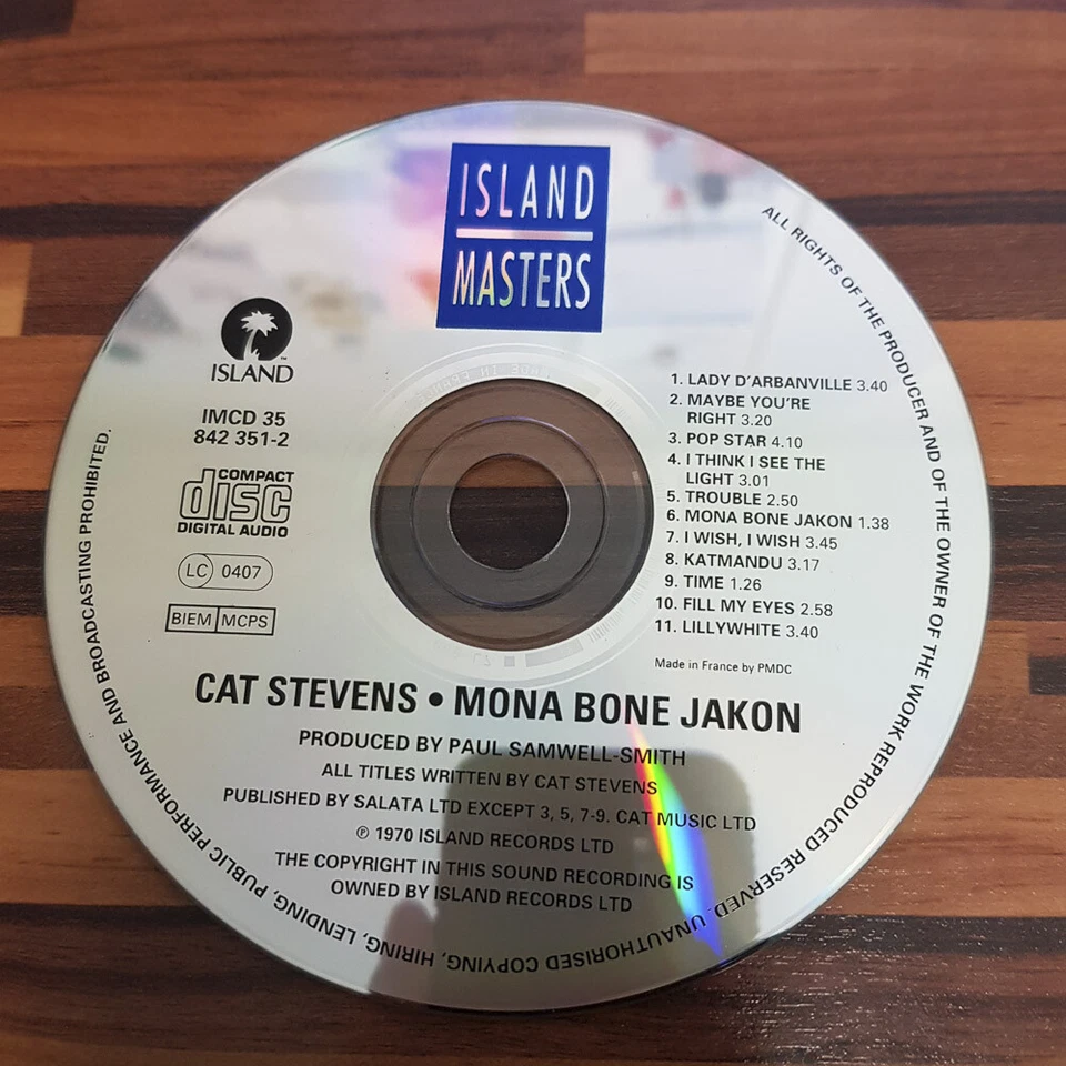 CAT STEVENS: Mama Bone Jackson  FRANCE PMDC  > VG+/EX(CD) - Bild 2 von 3