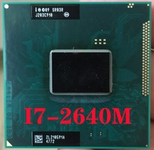 Intel Core i7-2640M 3.50 GHz 2 Cores 4 Threads Socket G2 SR03R CPU processor