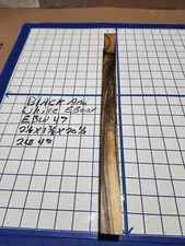 Black and White Ebony  Wood turning  blank  2 1/4 "x 1 3/8"x  20 1/2 " EBW47
