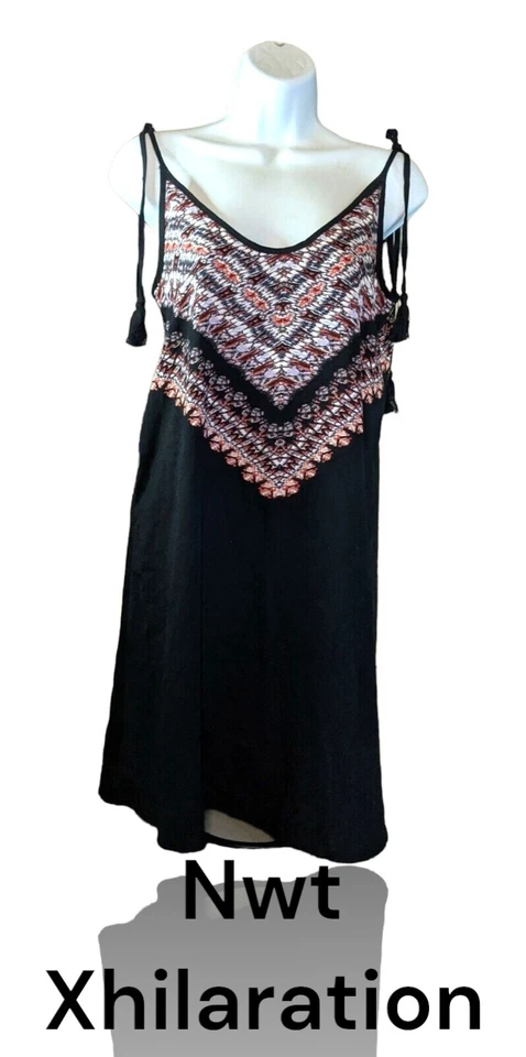 Nuevo con etiquetas Top Xhilaration Damas XS, Multicolor/Negro. H-3 Foto 2 de 4